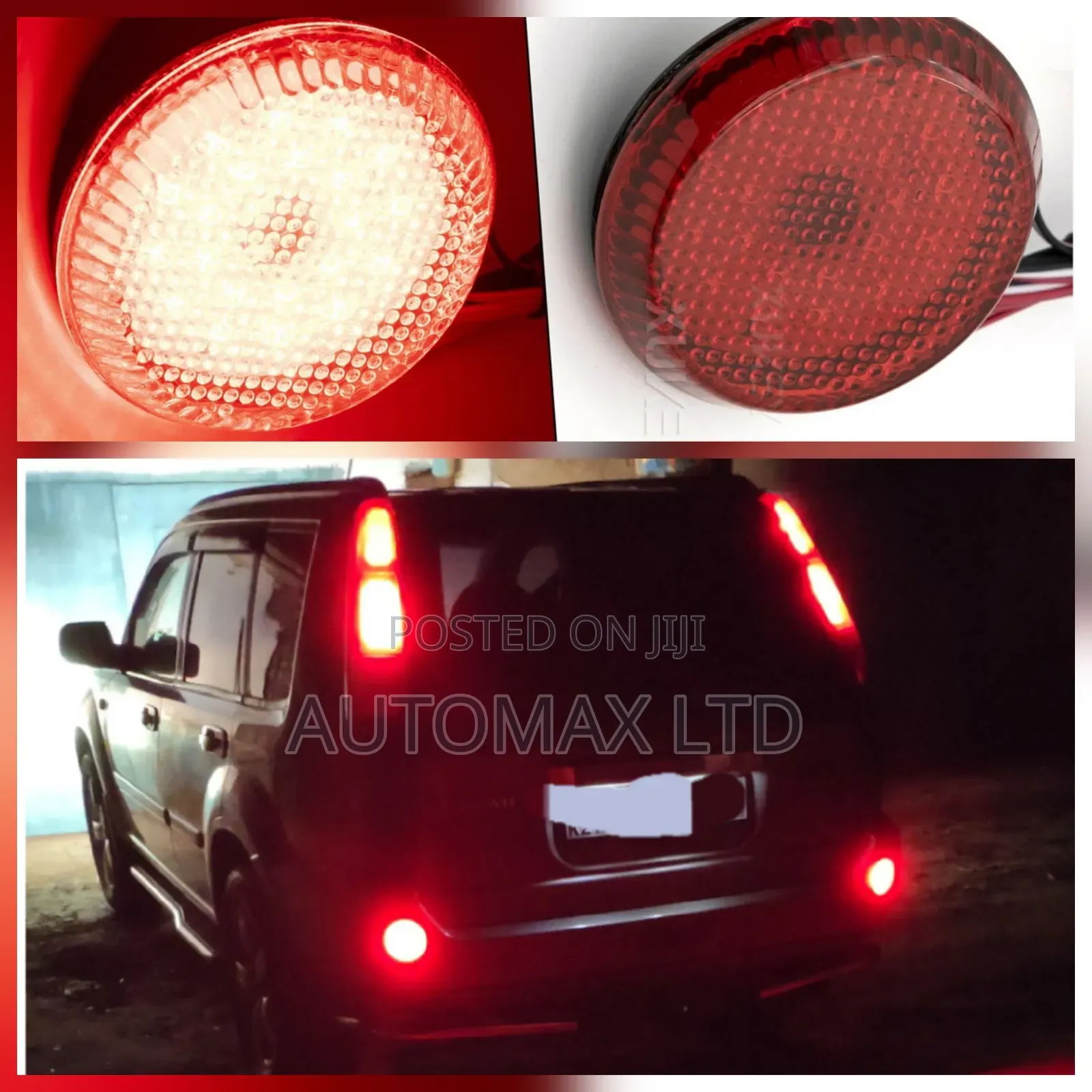 T30: Nissan Xtrail, Rear Bumper Led Reflectors