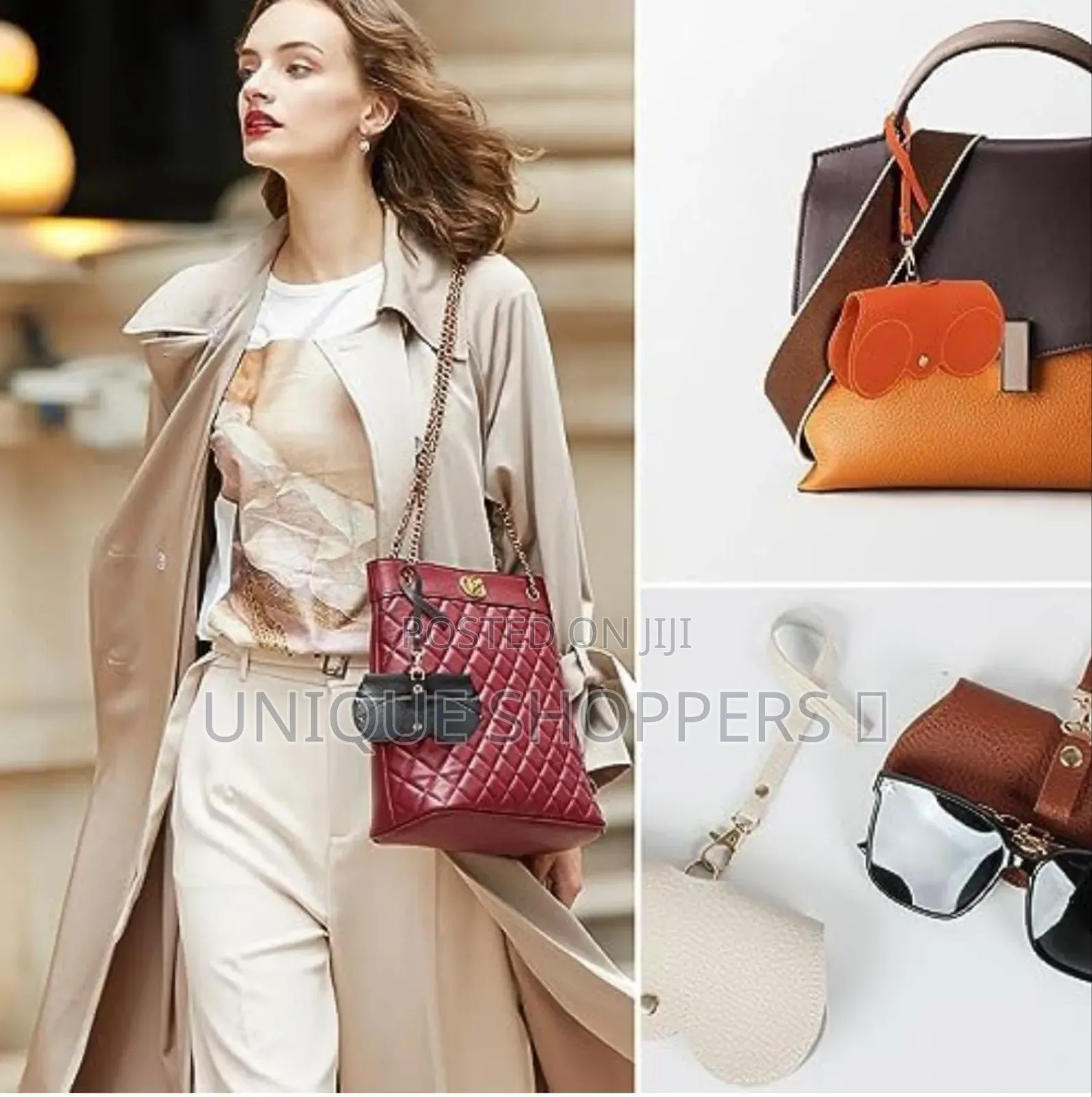 Soft Leather Sunglasses Bag.