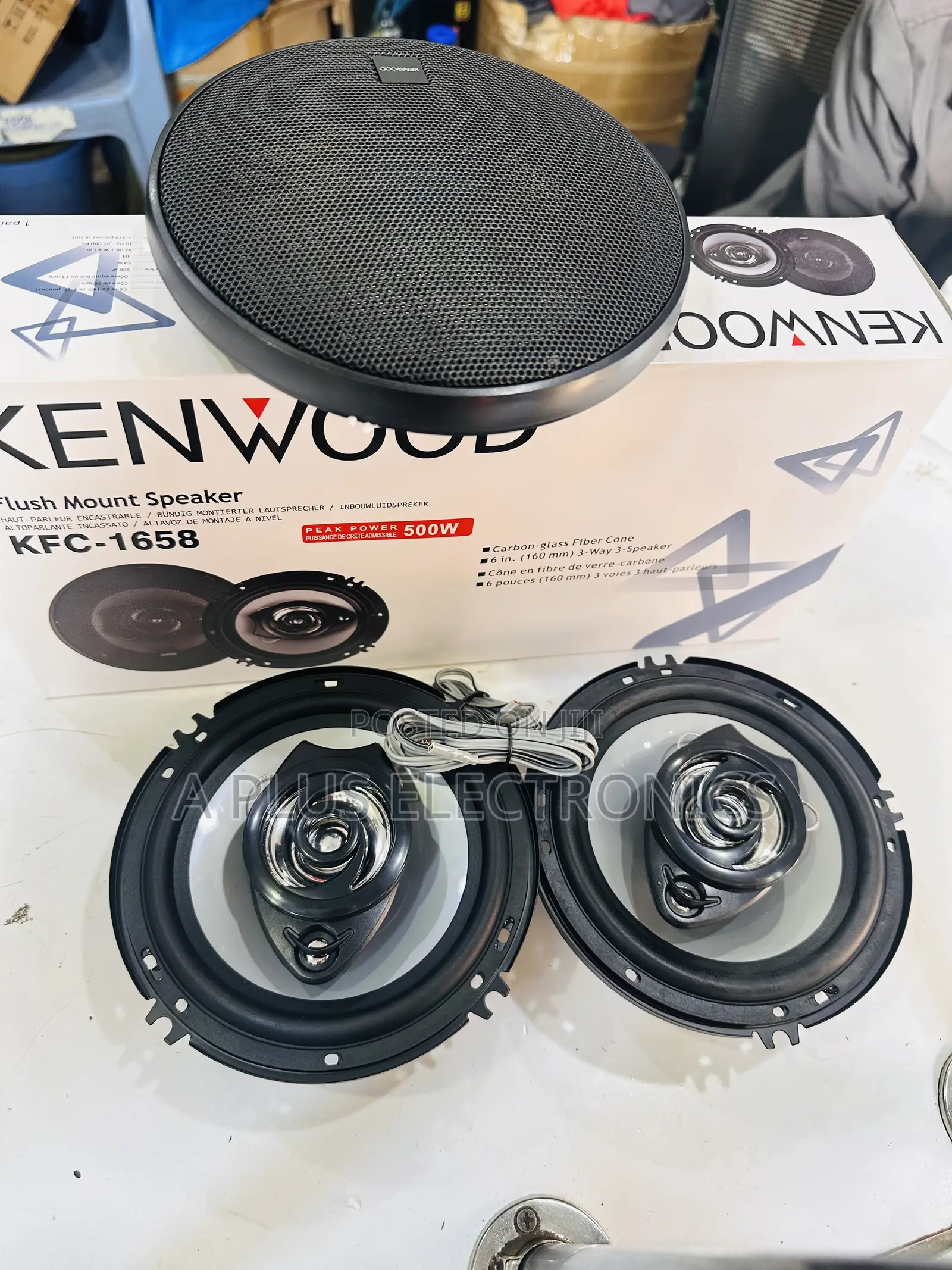 Kenwood 6 Inch Audio Speaker-Bass Audio Incredible