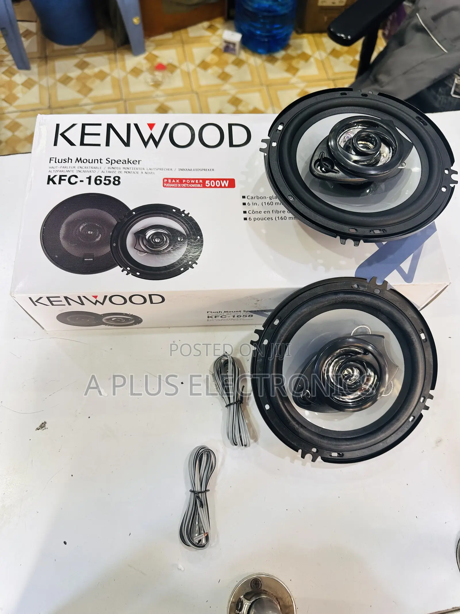 Kenwood 6 Inch Car Speaker for Loud Clean Audio-Quality