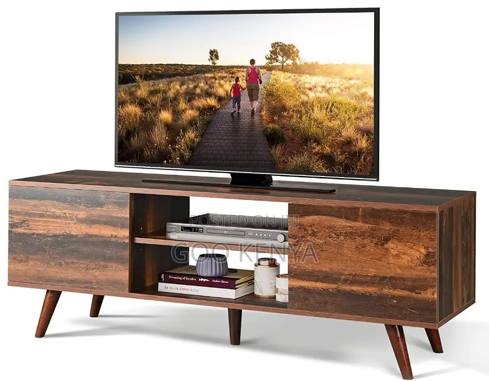 Home Tv Cabinet; Wood Panel Tv Cabinet With Storage for Home Interiors