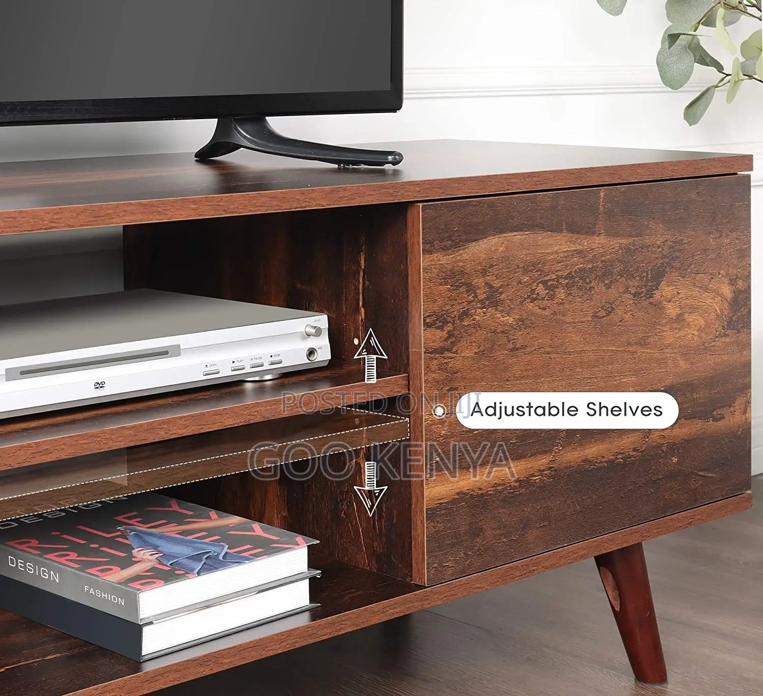 Home Tv Cabinet; Wood Panel Tv Cabinet With Storage for Home Interiors