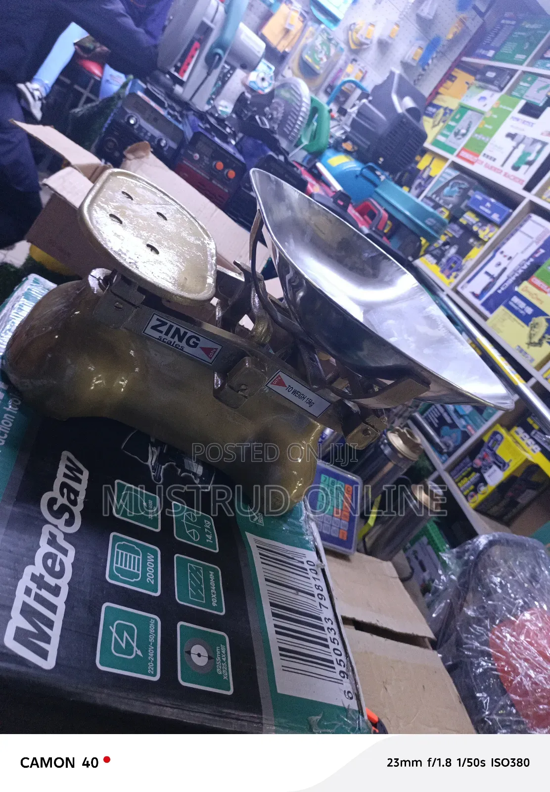 Commercial Zinc Weighing Scale