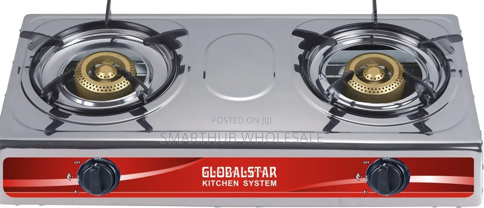 Globalstar 2 Burner Stainless Steel Table Top Cooker