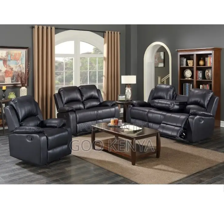Home Sofa;Synthetic Leather Reclining Loveseat-Sectional Sofa for Home