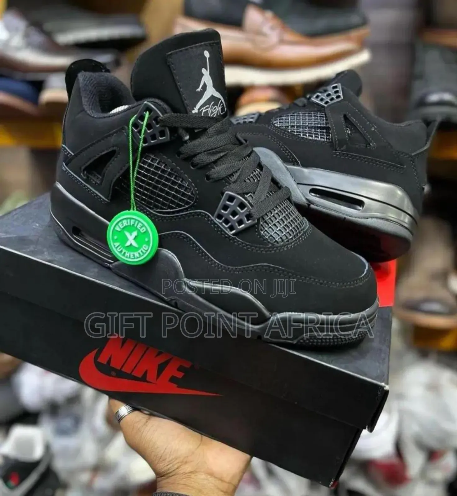 Nike Air Jordan 4 Blackcat Sneakers Available  Size 40 41 42 43 44 45