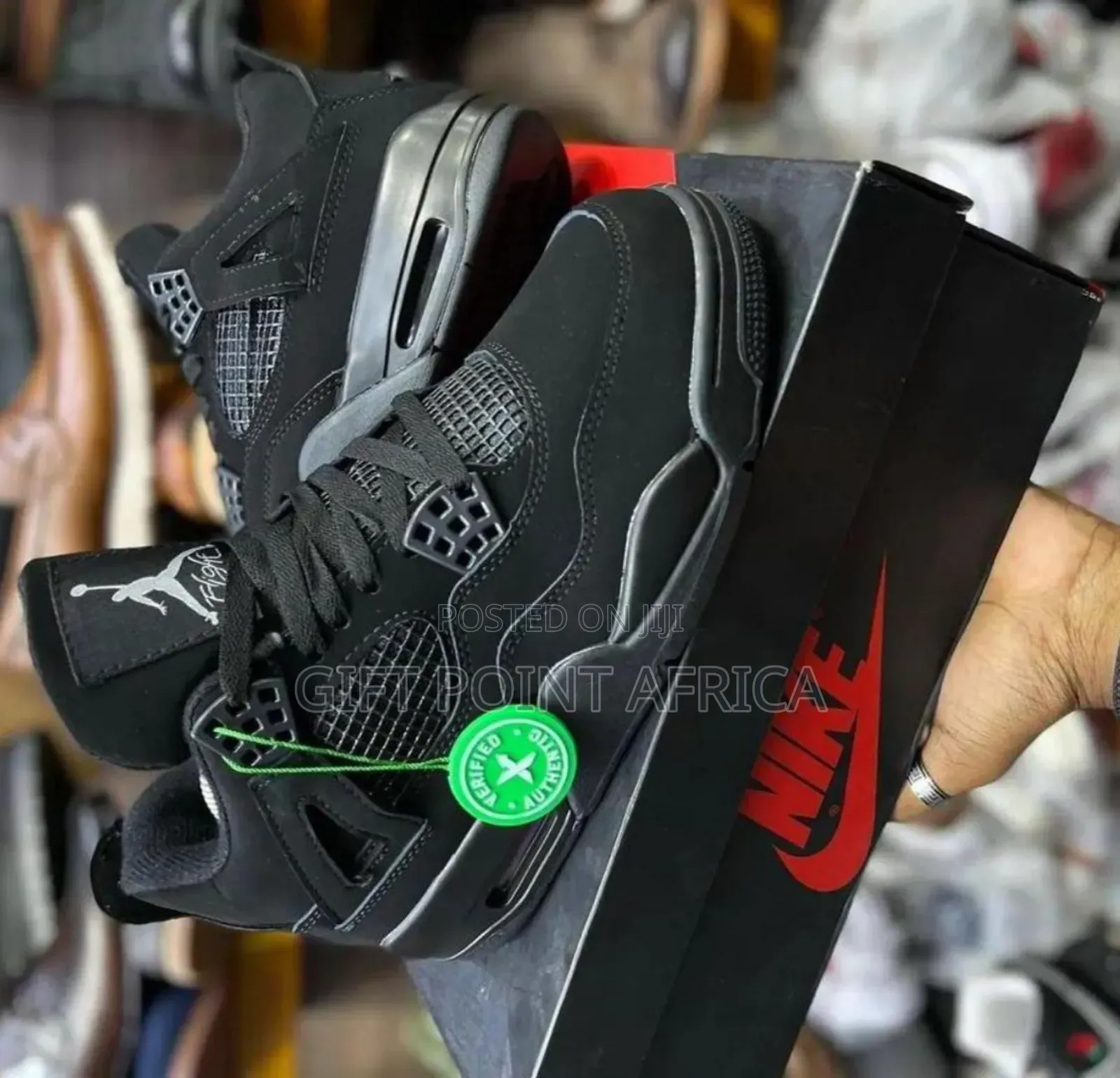 Nike Air Jordan 4 Blackcat Sneakers Available  Size 40 41 42 43 44 45