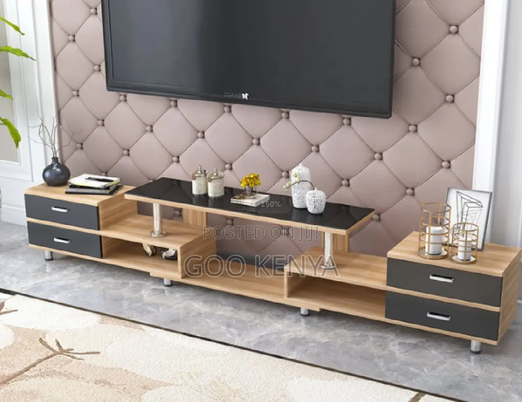 Home Tv Cabinet; Modern Wooden Bedroom and Living Room Tv Stand Set