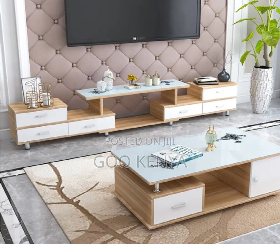 Home Tv Cabinet; Modern Wooden Bedroom and Living Room Tv Stand Set