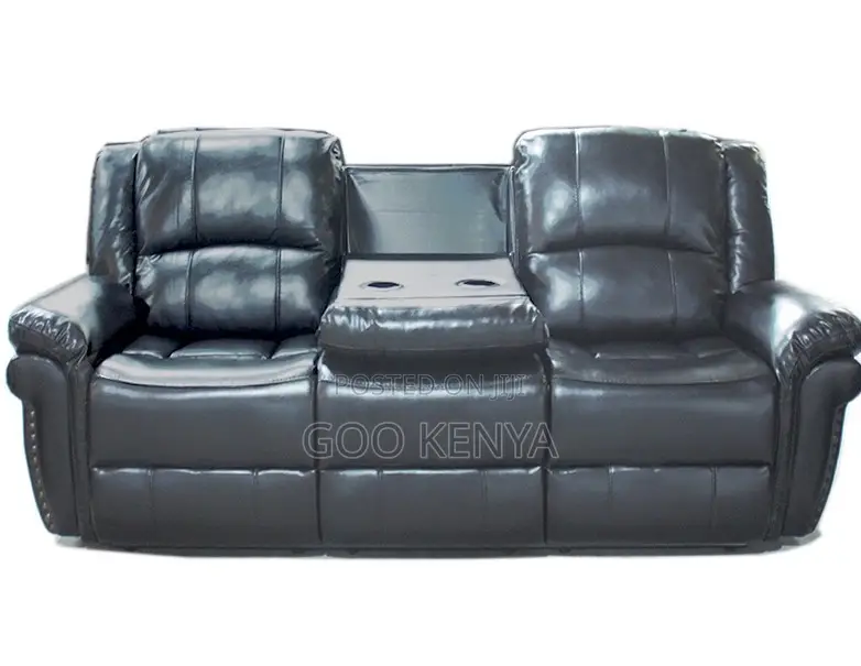 Home Sofa; Living Room Synthetic Leather Recliner Couch for 6 People
