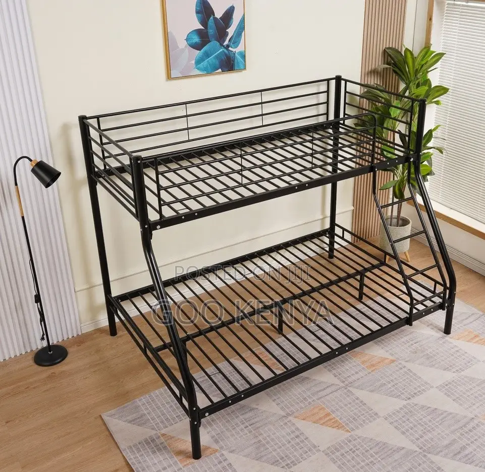 Home Bed;Metal Bunk Bed With Twin Over Full and Triple Design for Home