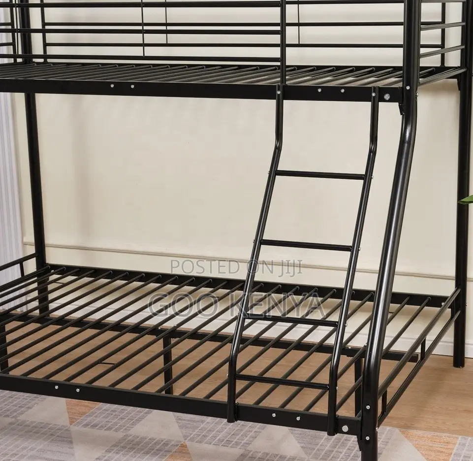 Home Bed;Metal Bunk Bed With Twin Over Full and Triple Design for Home