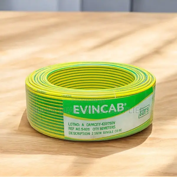 Evin 2.5mm 90m Yellow Green Quality Ensured Flame Retardant Cable