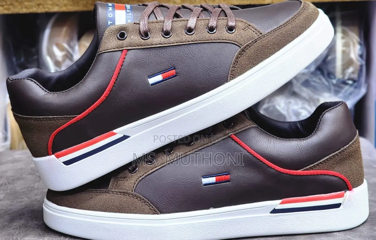 Tommy Hilfiger With Low-Top Casual Sneakers With Signature Flag Logo
