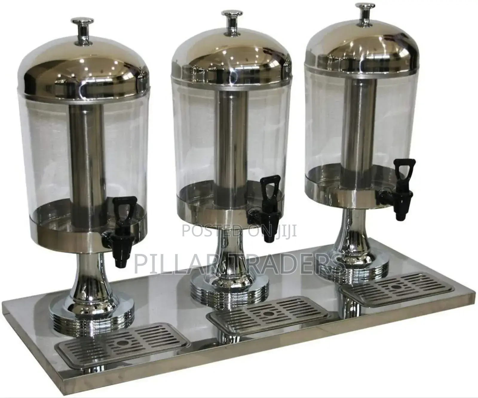 Triple Glass Juice Dispenser