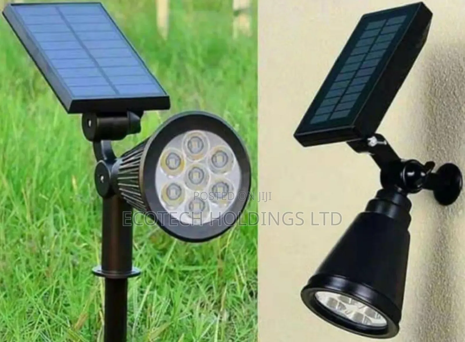 White Solar Spike Light Spy 8
