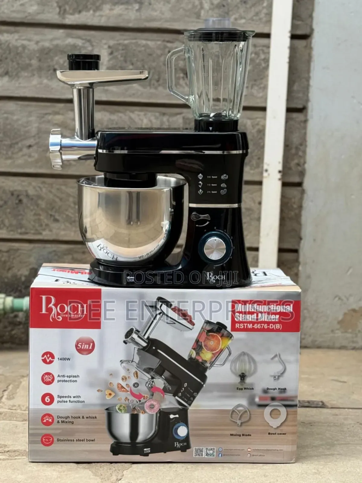 5 in 1 Roch Multifunctional Stand Mixer