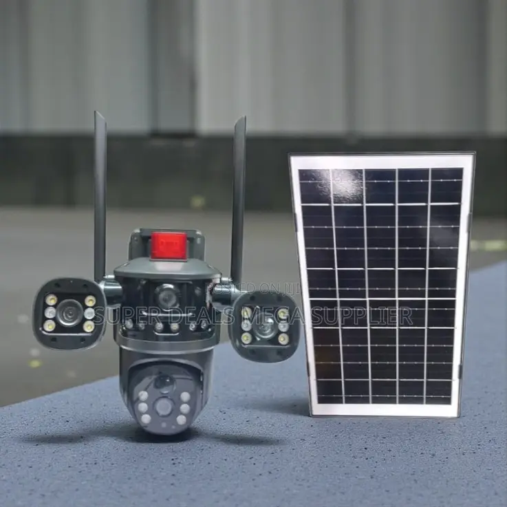 Auto Tracking Multiple Lens 4g PTZ Solar Camera With Night Vision