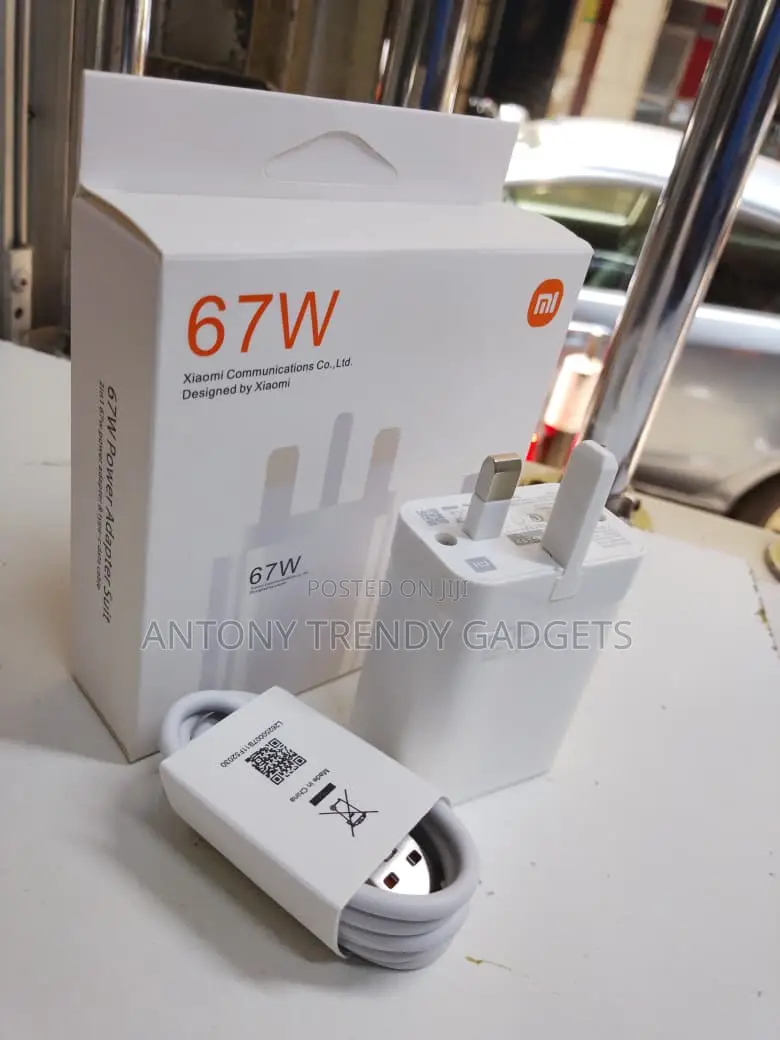 Original Xiaomi 67w Usb-a Fast Charger Travel Adapter Set