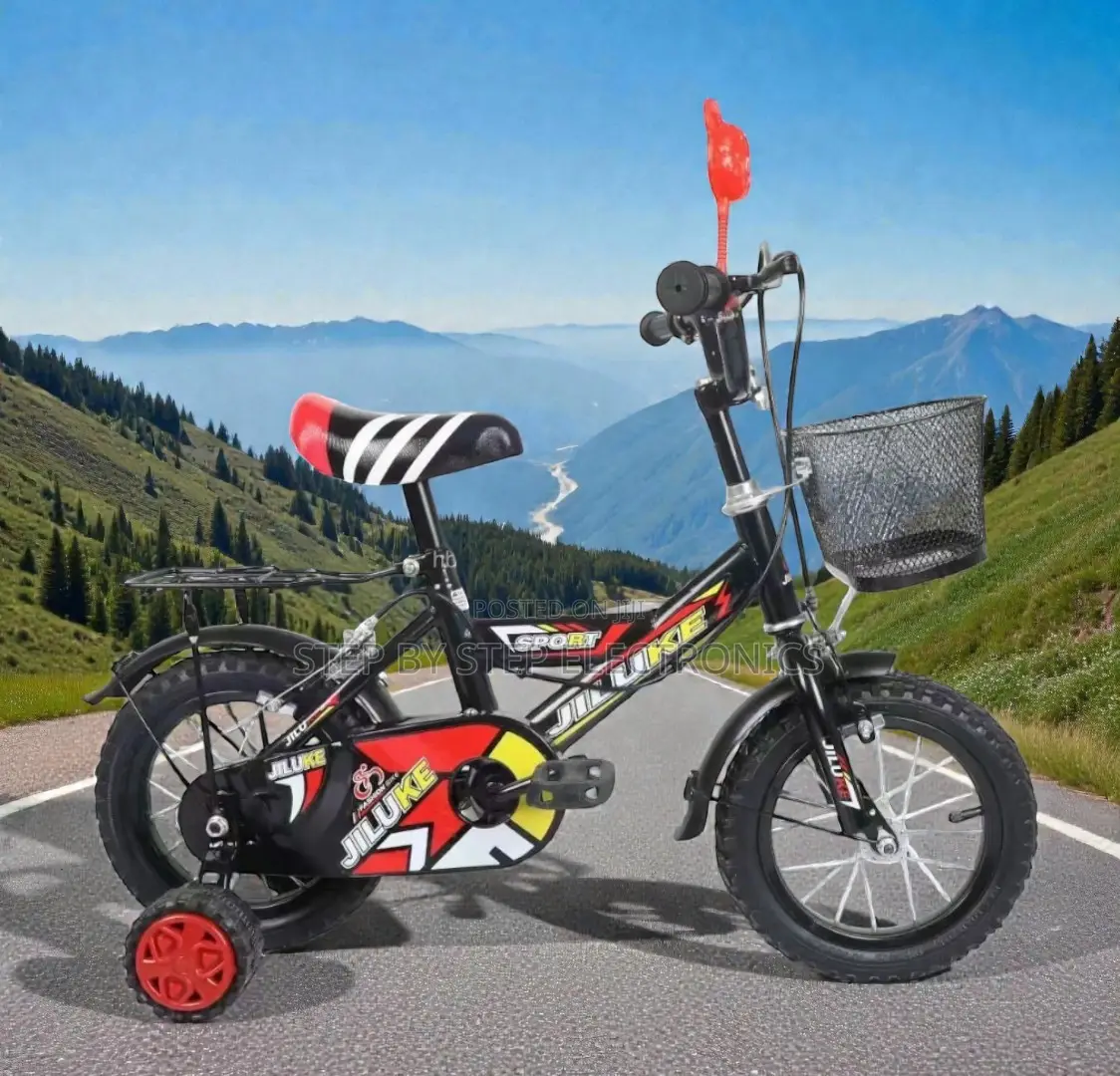 12,14,16 Inch 2–11 Years Kids Vibrant Theme Bike With Safety Pedals