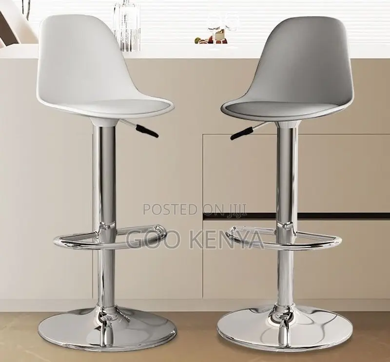 Home Stool; Lift-up Counter Stool With Swivel Seat For Home Kitchen