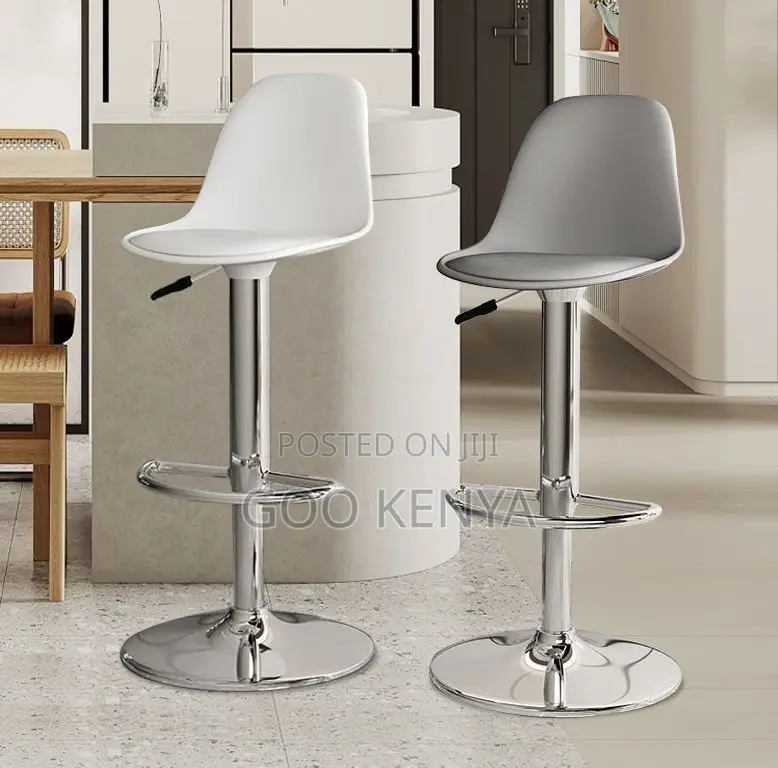 Home Stool; Lift-up Counter Stool With Swivel Seat For Home Kitchen
