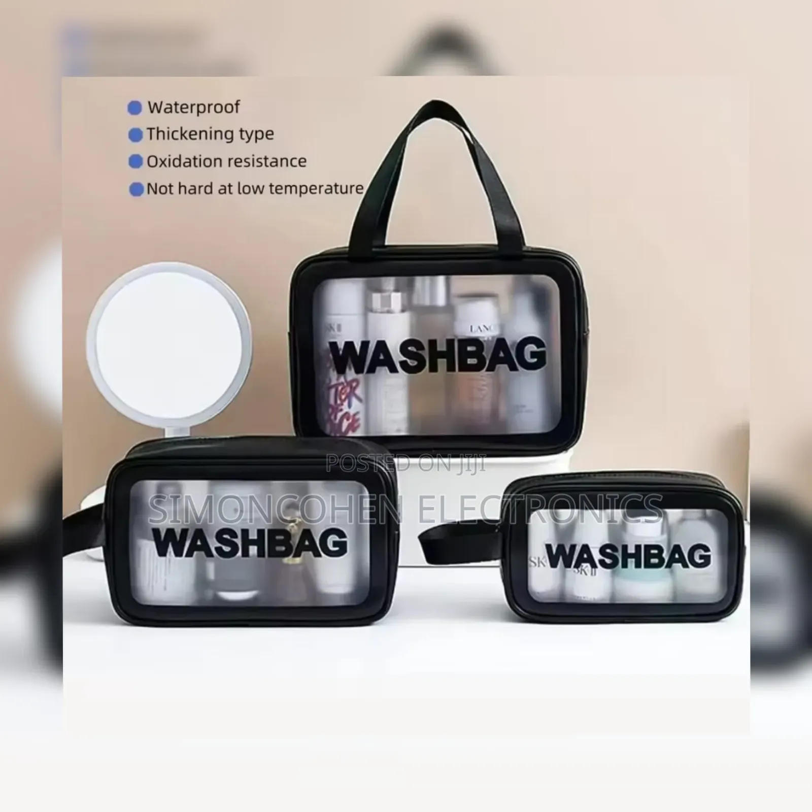 3pcs Wash Bag Set