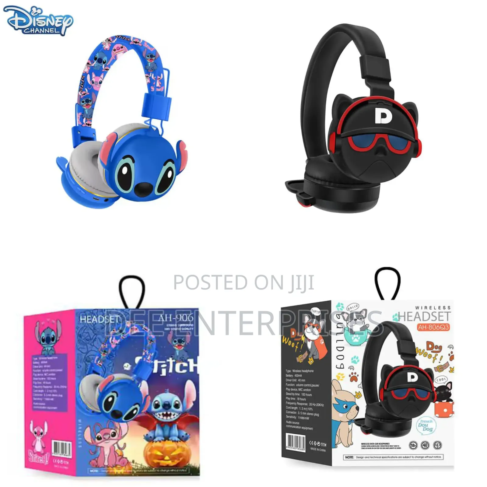 Cartoon Themed Wireless Headphone
