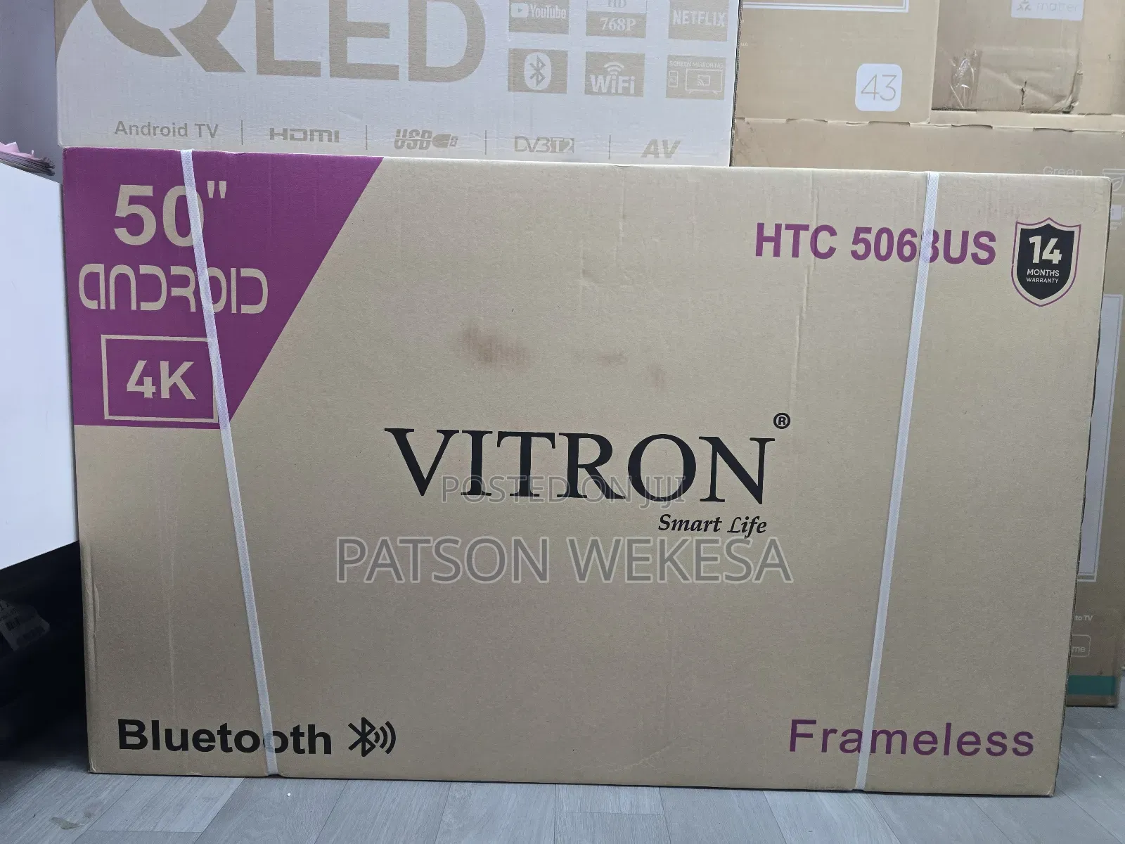 Vitron 5068us 50′′ Inch Frameless Uhd Android Tv