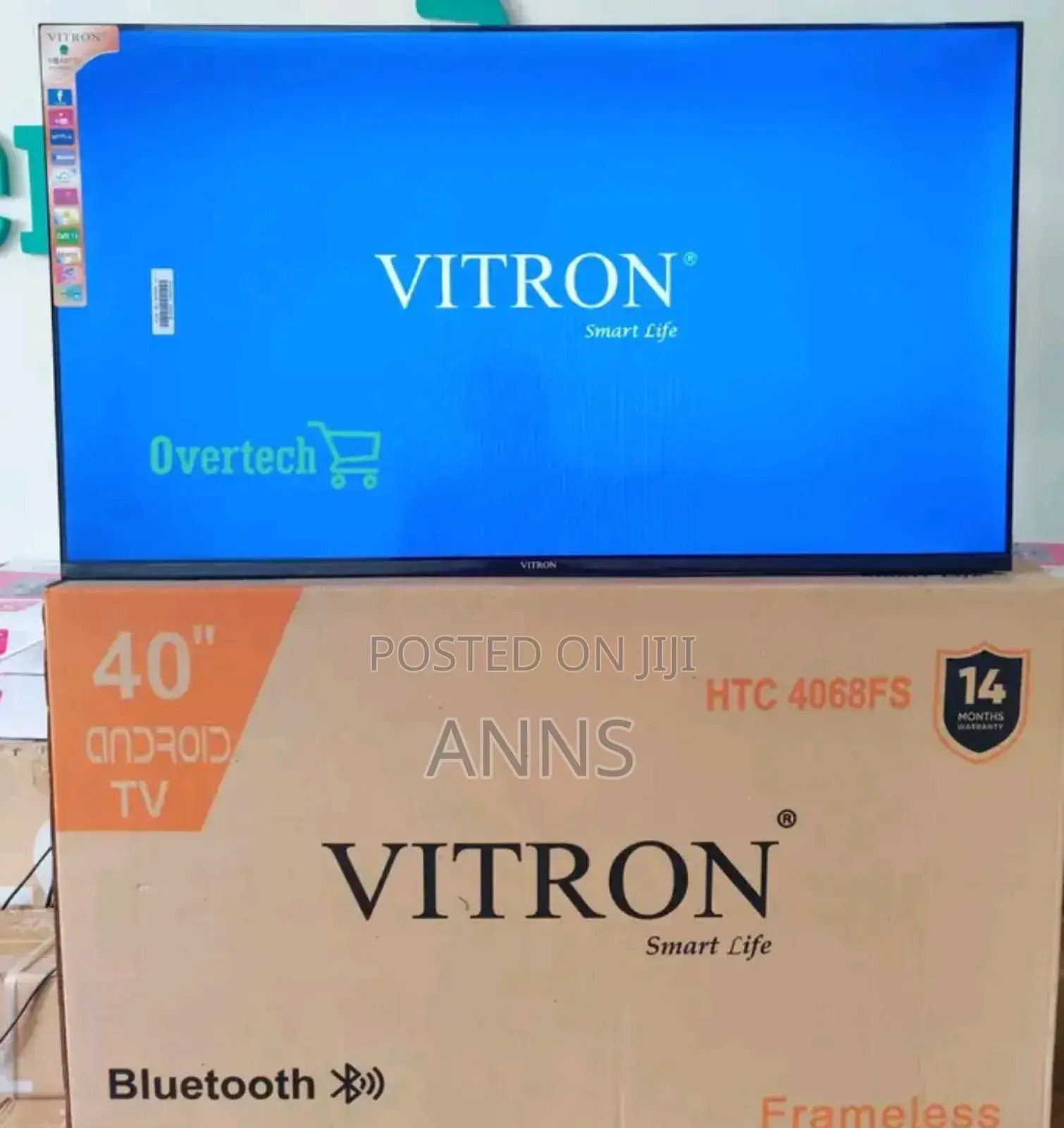 Bluetooth Enabled Vitron 40 Inch Android Tv