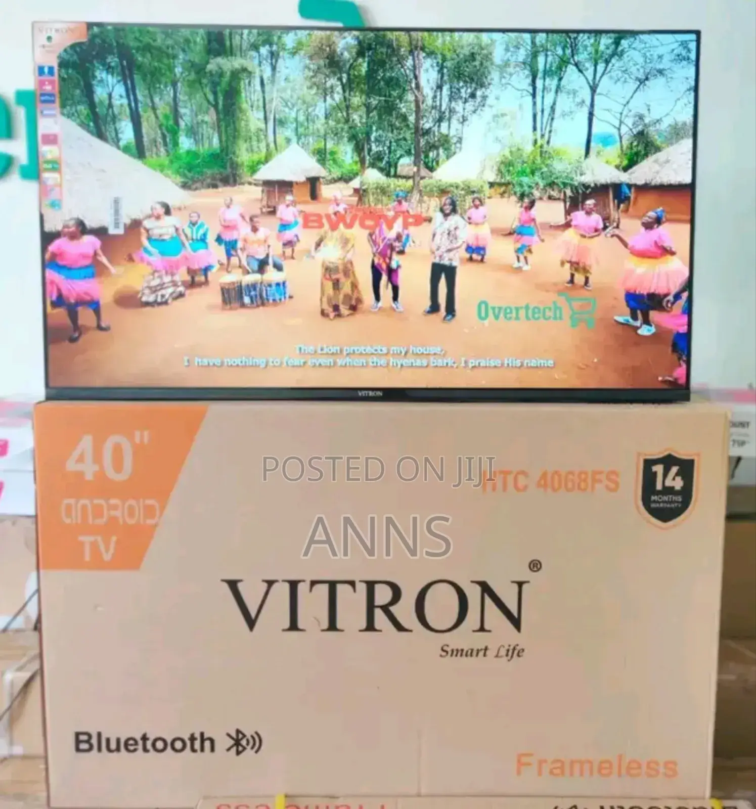 With Warranty 40 Inch Vitron Television