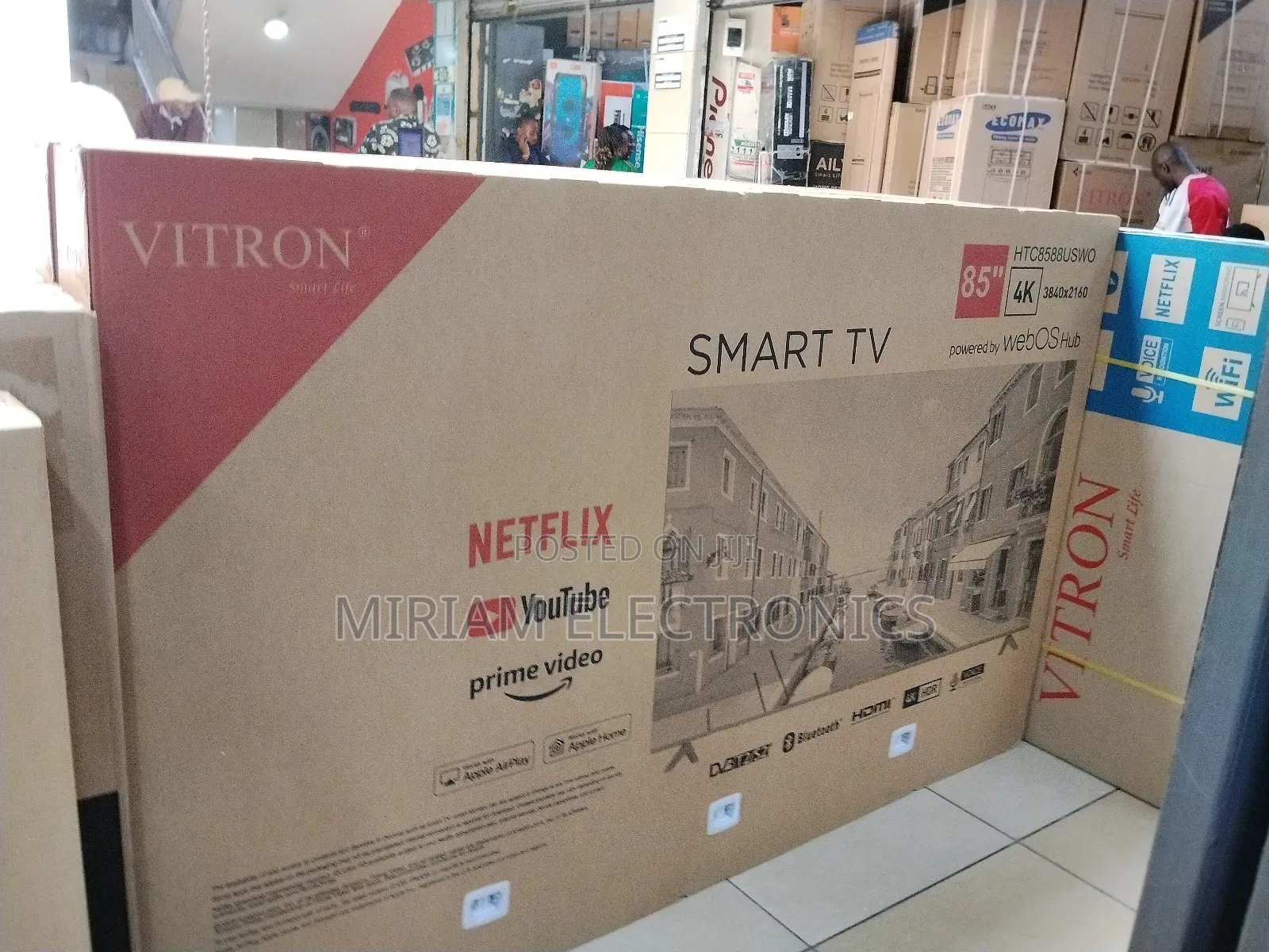 Vitron 85" Webos Smart Tv Uhd Frameless