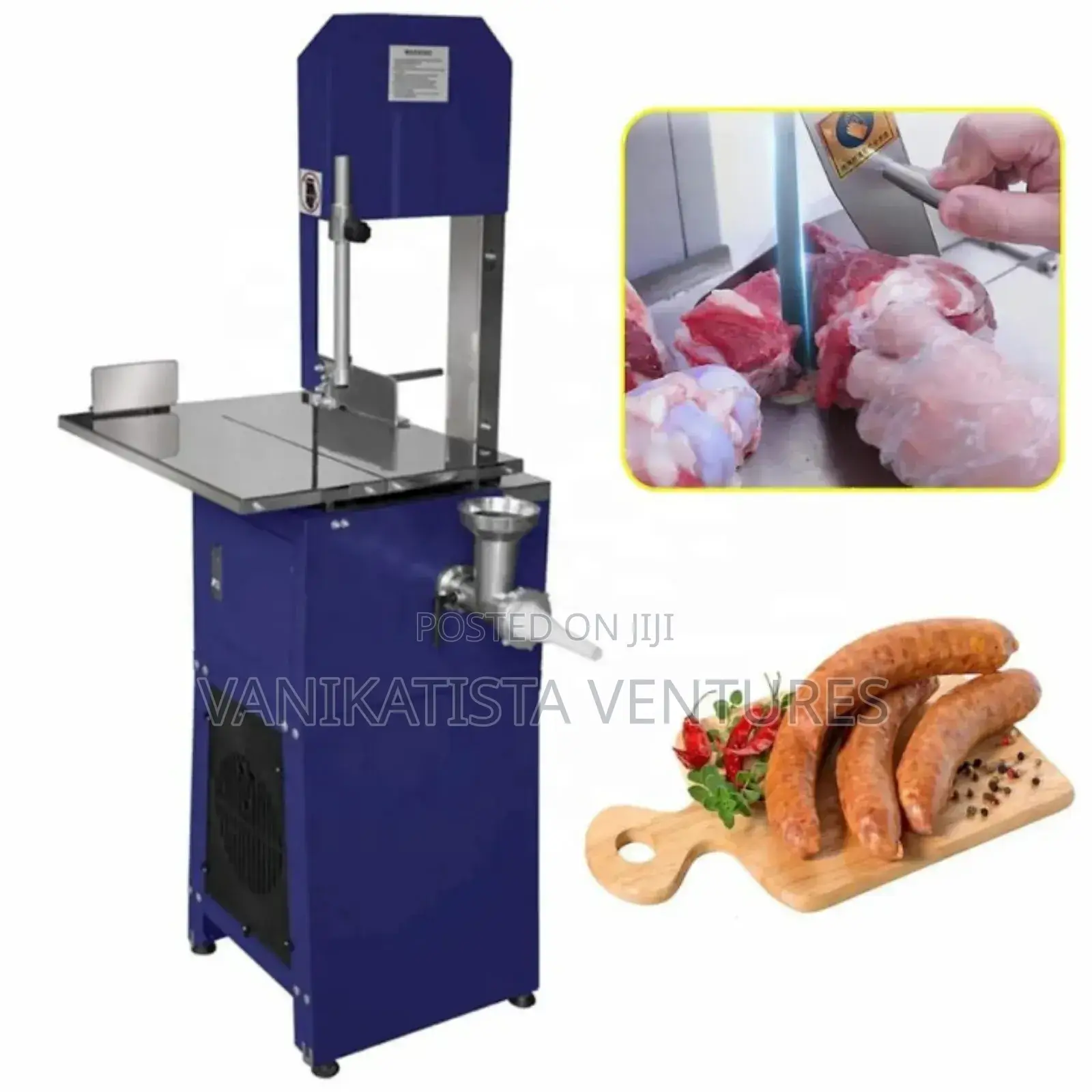 Butchery Bone Saw Machine With a Meat Mincer Machine