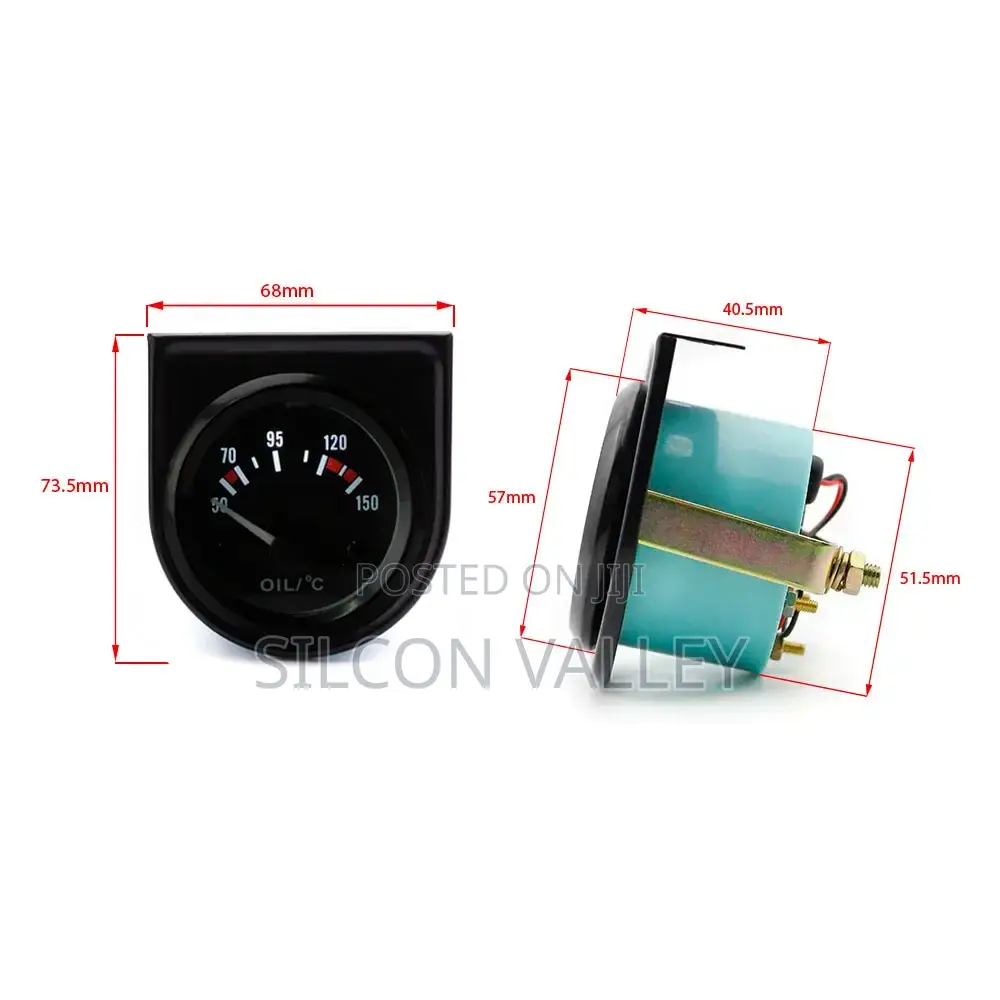 2" 52mm Oil Temperature Gauge With Sensors