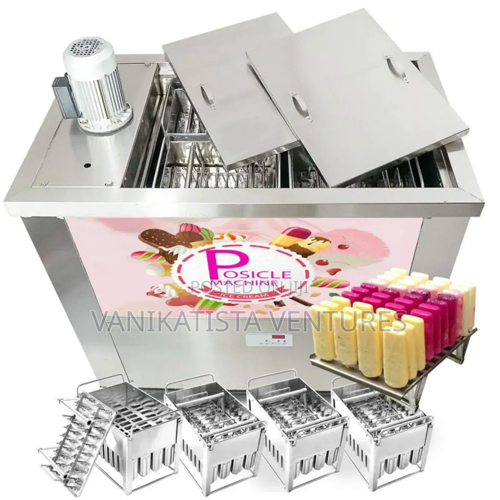  Ice Pop Machine
• 4 Moulds
• 40 Popsicles Per Mould