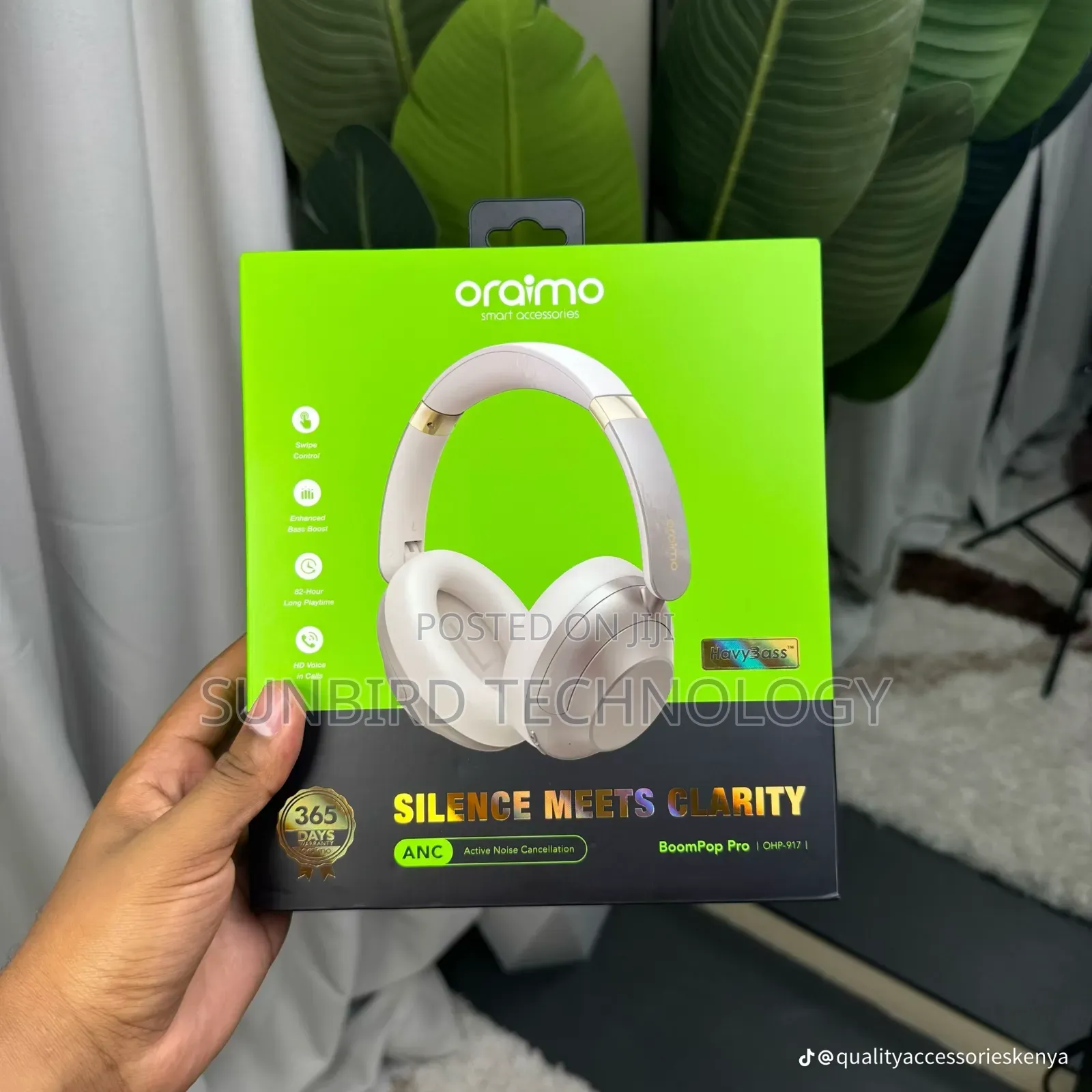 Boompop Pro Oraimo Ohp-917 Over-Ear Headphones.