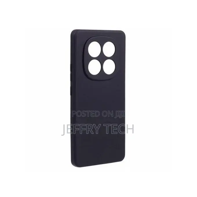 Silicone Case Compatible With Redmi Note 14 Pro - Black