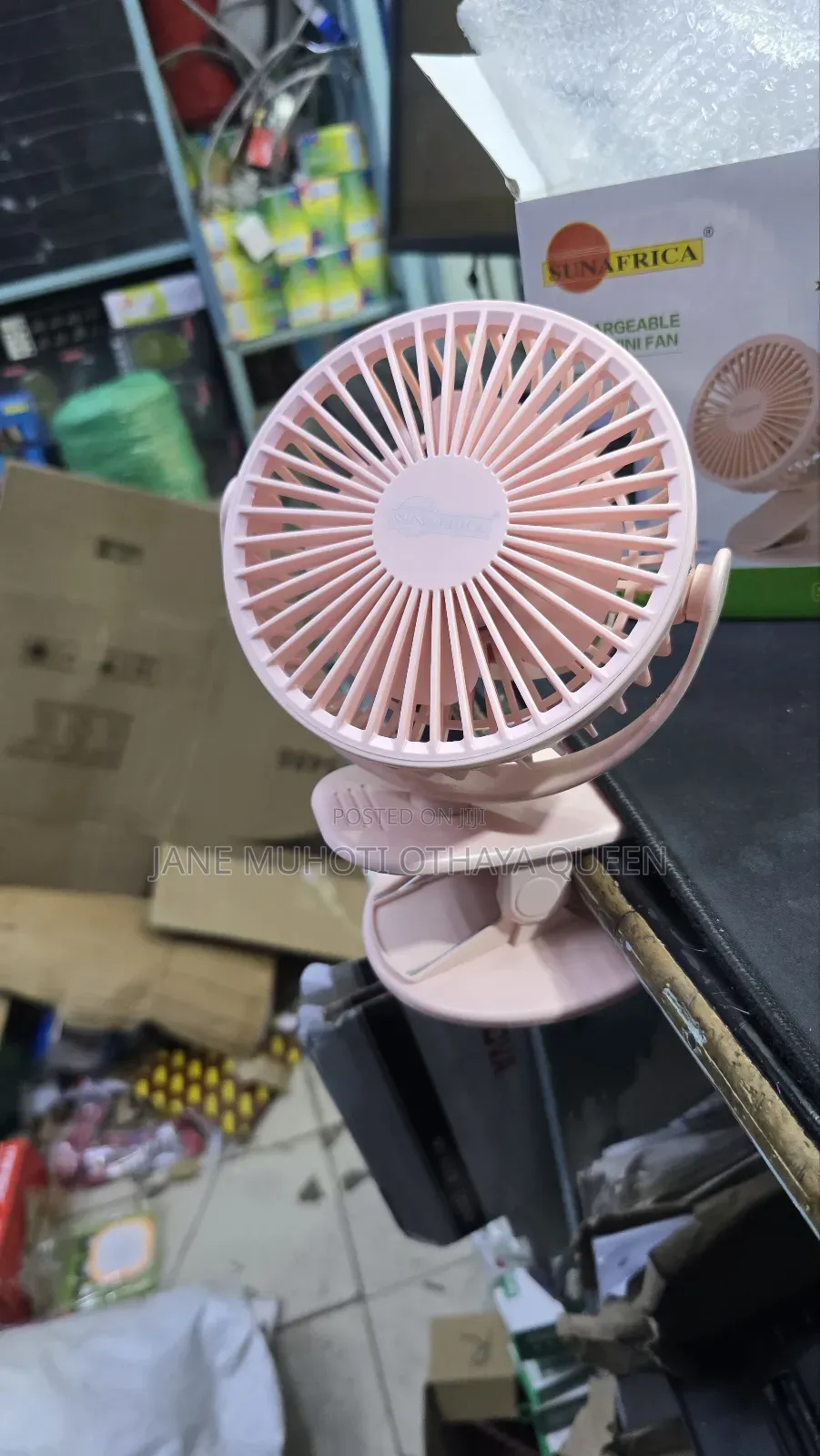Rechargeable Solar Mini Fan