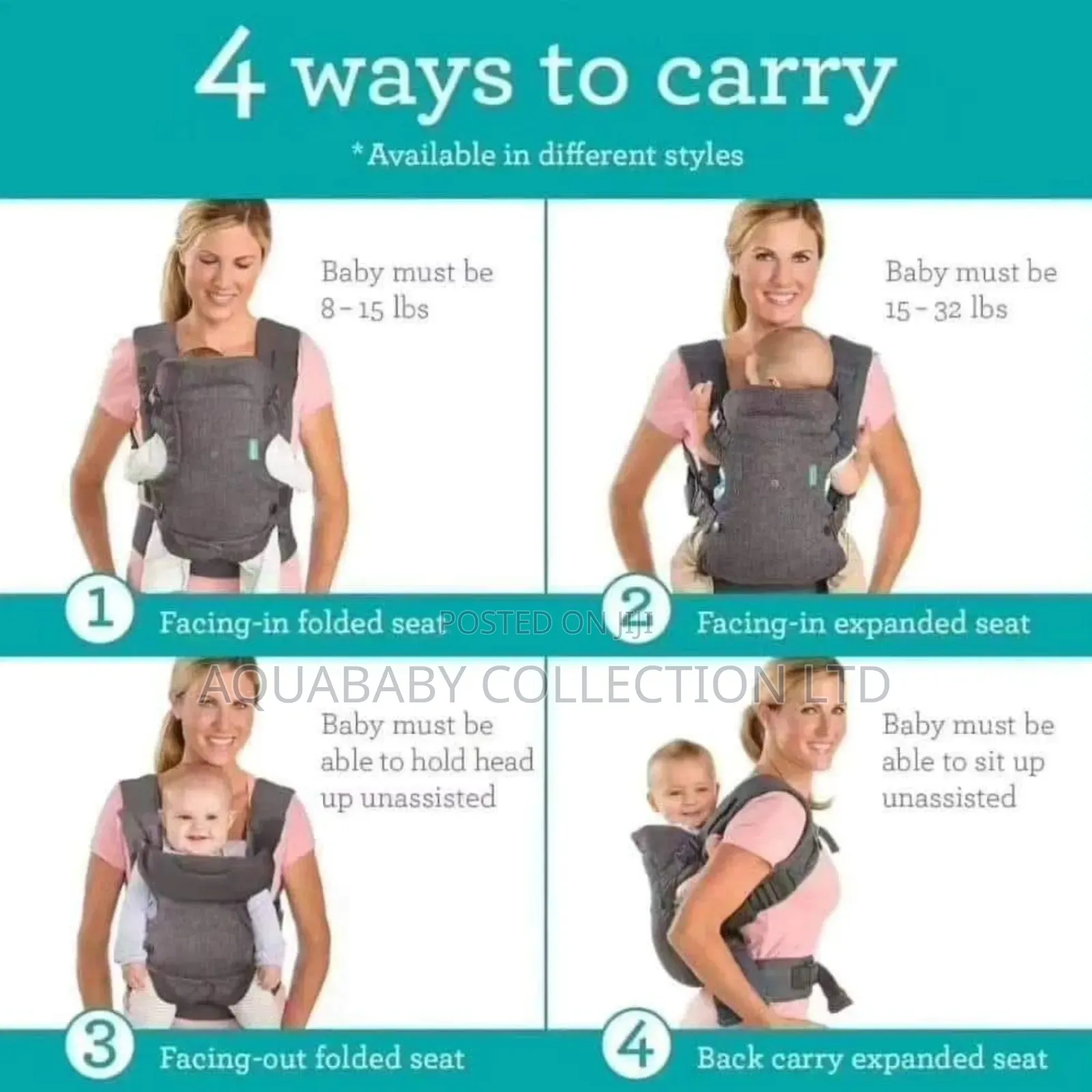 4 in 1 Baby Carrier