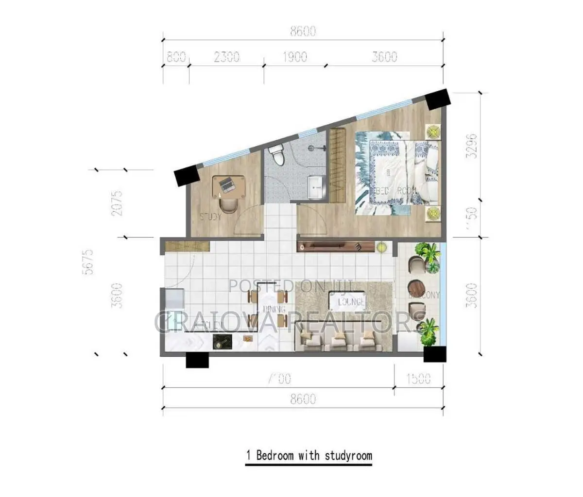 1bdrm Apartment in Riverside Drive for sale
