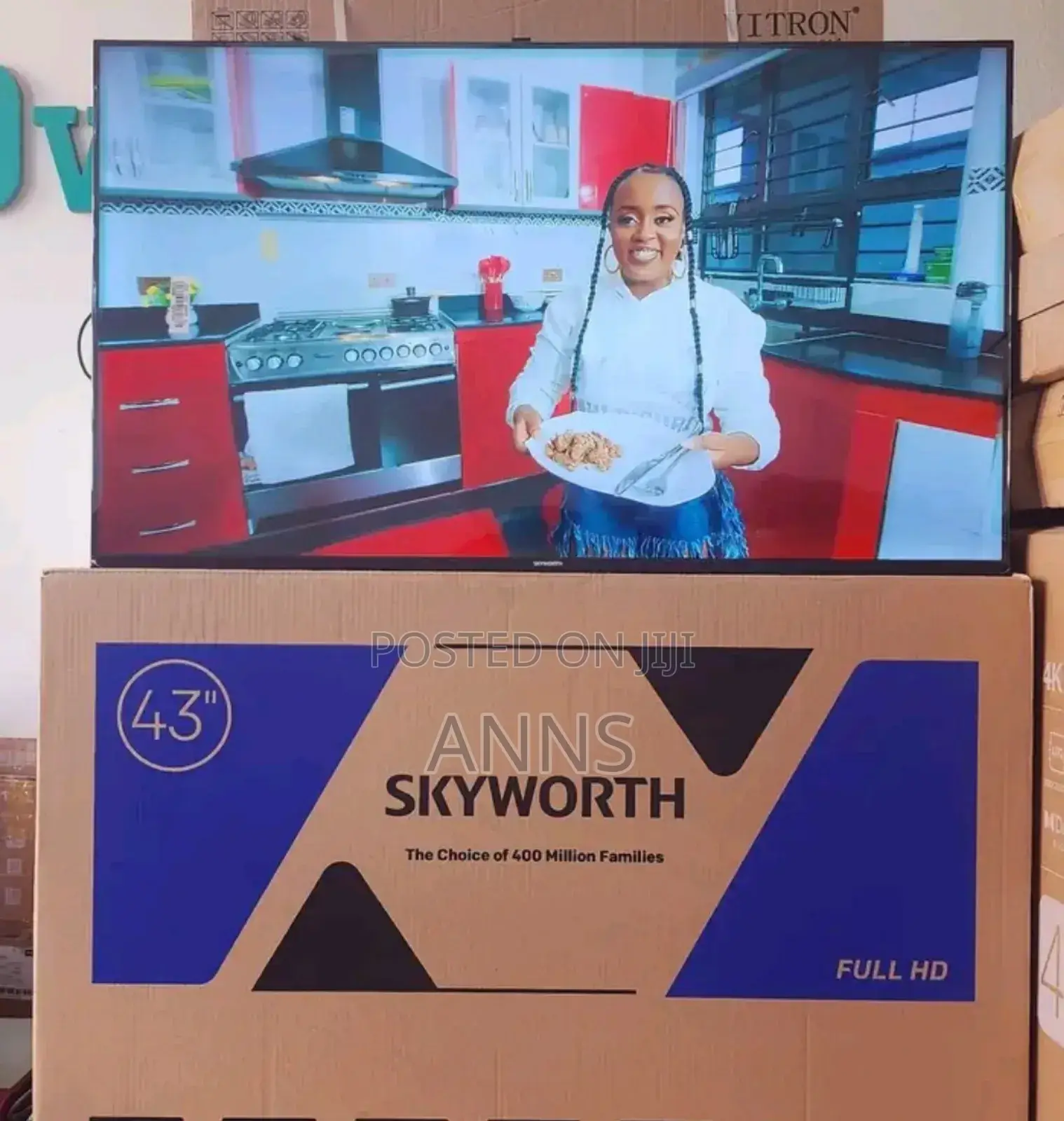 Bluetooth and Wifi Enabled Skyworth 43 Inch Smart Tv
