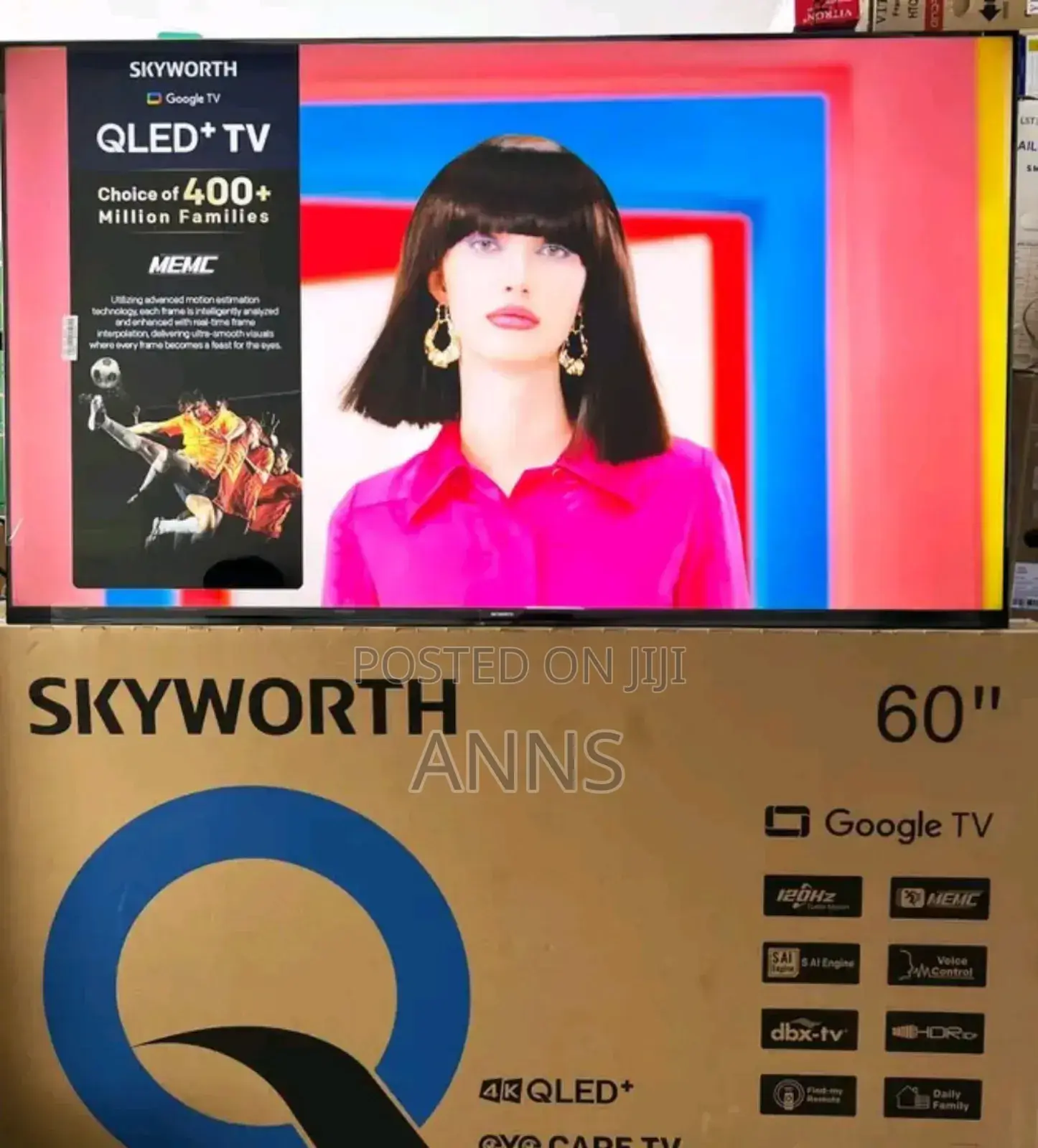 Colour Enhancement Display Skyworth 60 Inch Qled Tv