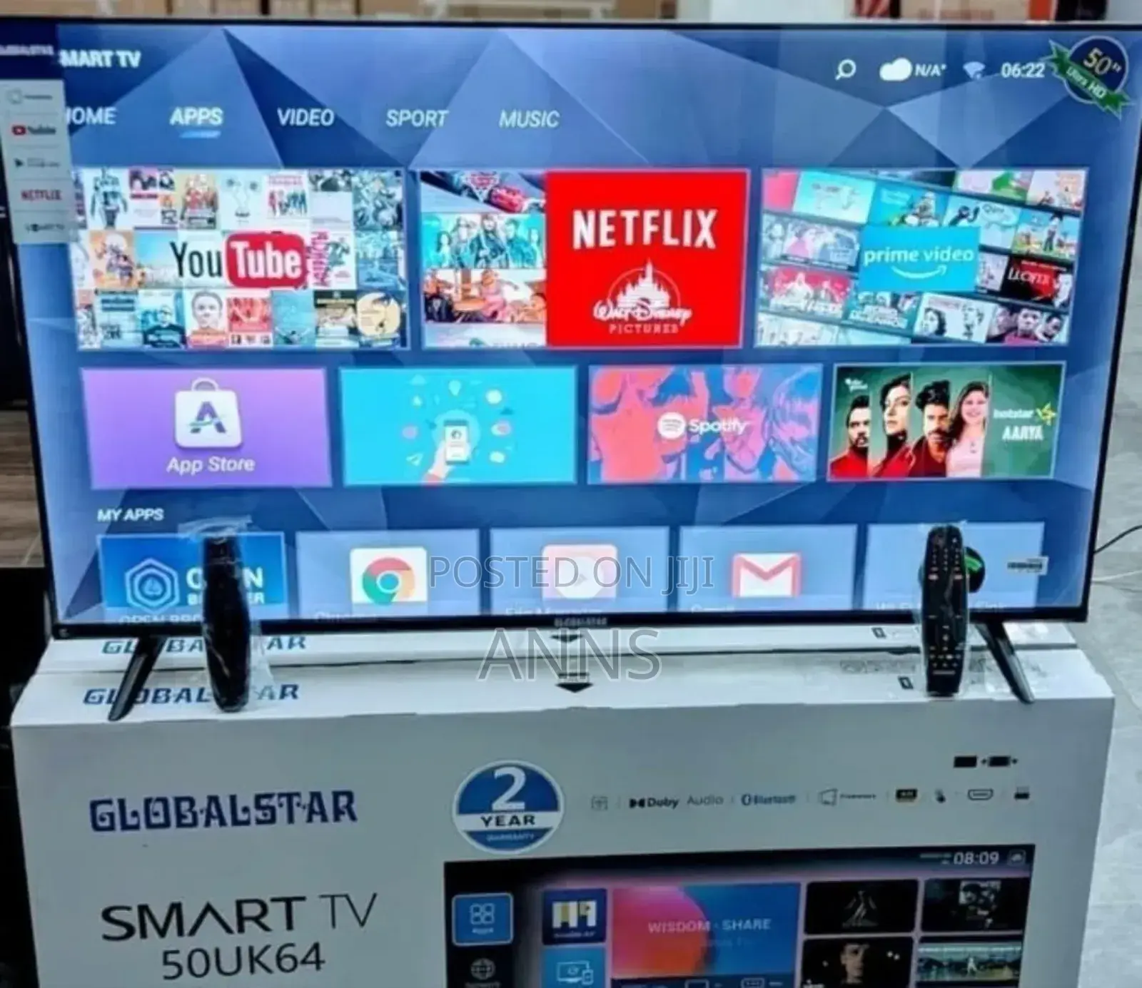 Youtube Netflix Globalstar 65 Inch Smart Tv