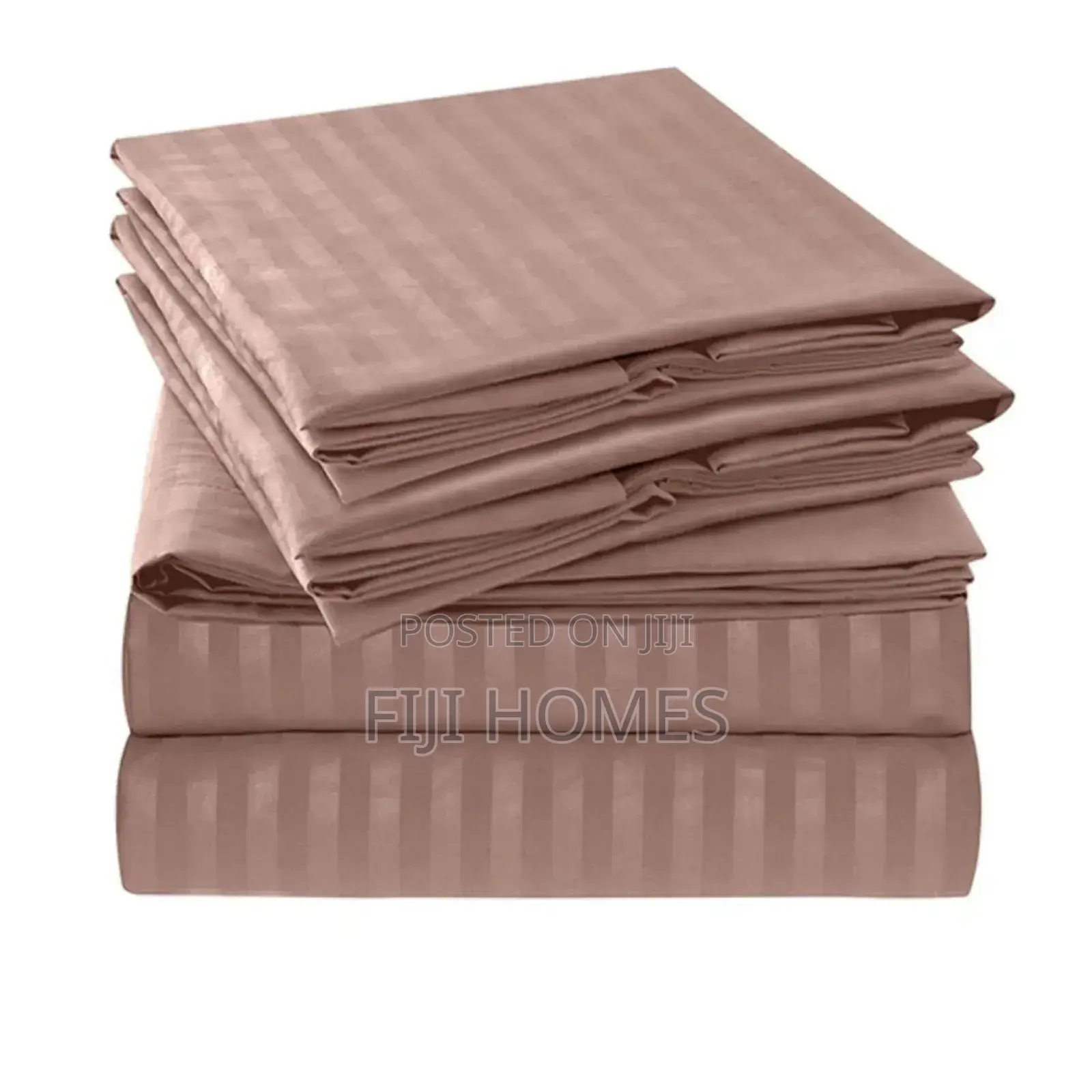Cotton Striped Bedsheets - Fits All Sizes