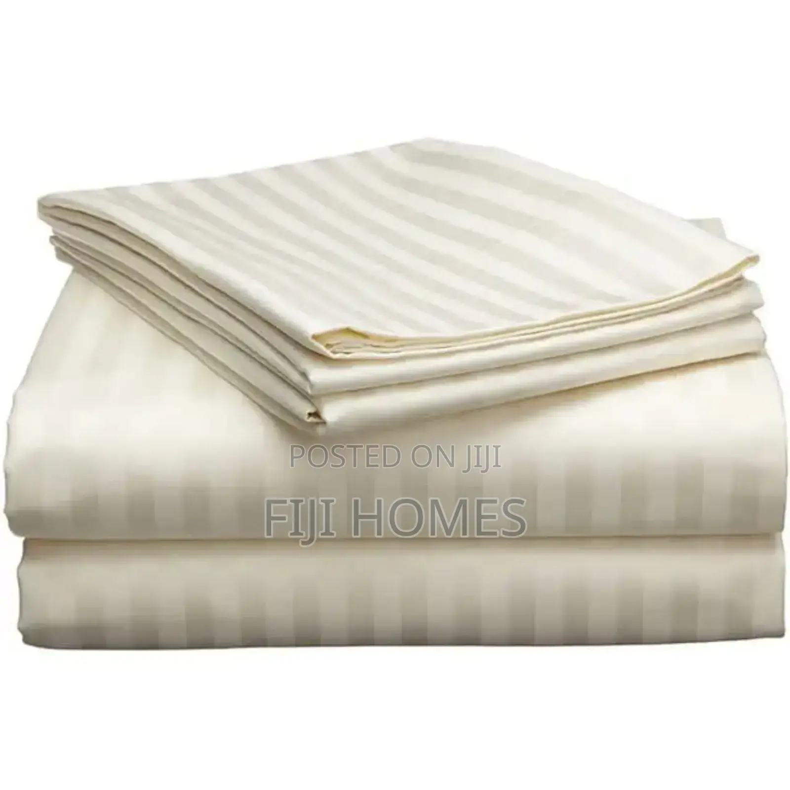 Cotton Striped Bedsheets - Fits All Sizes