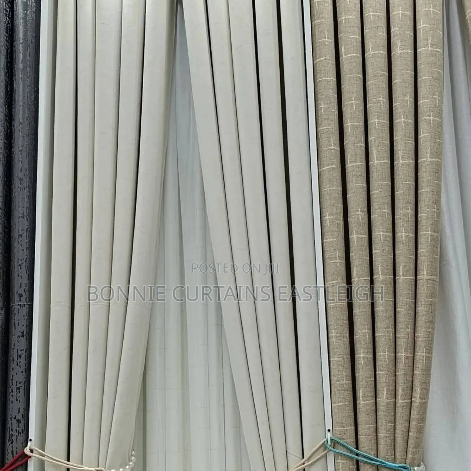 Yellow Curtains Mixed With Cream for Living Rooms