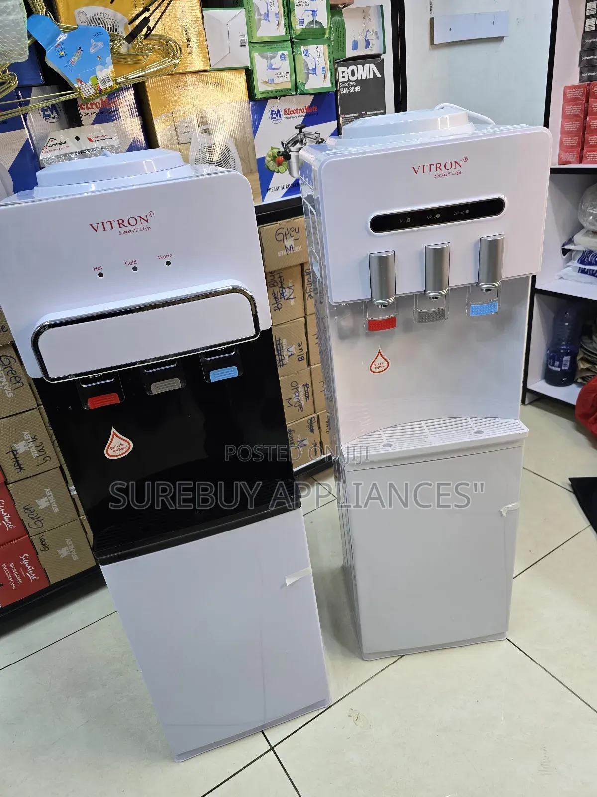 Dispenser,Vitron 3 Taps Top Load ( Hot, Normal and Cold)