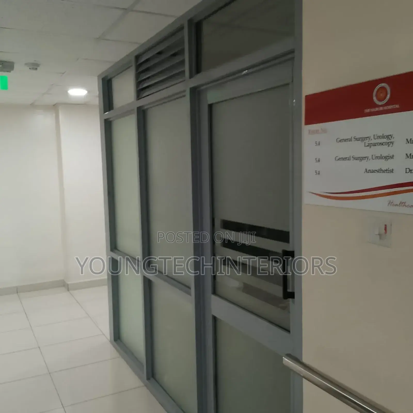Aluminium and Frosted Glass Offices