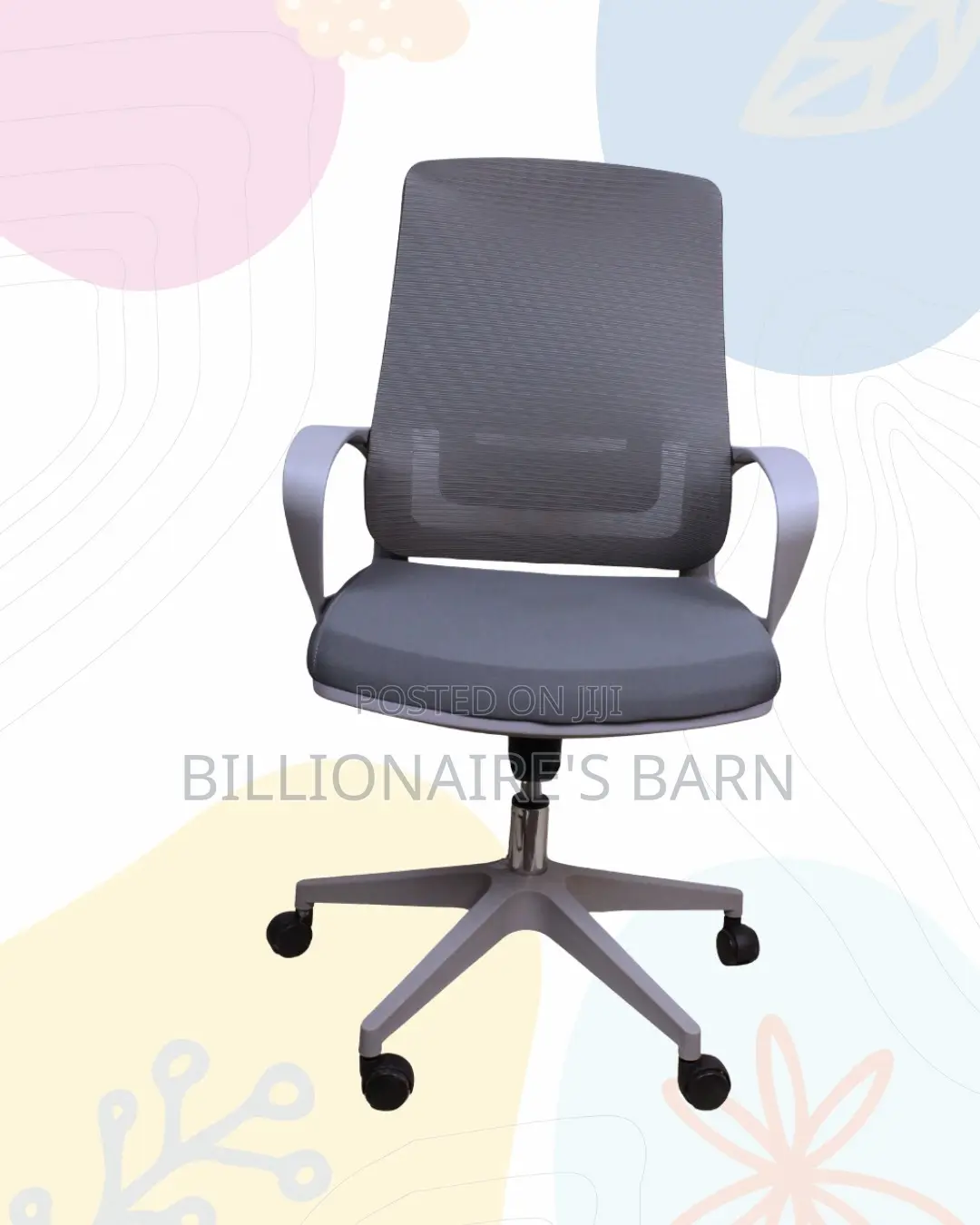 Comfort Work Grey Mesh Office — Or | Top Seller in Kenya