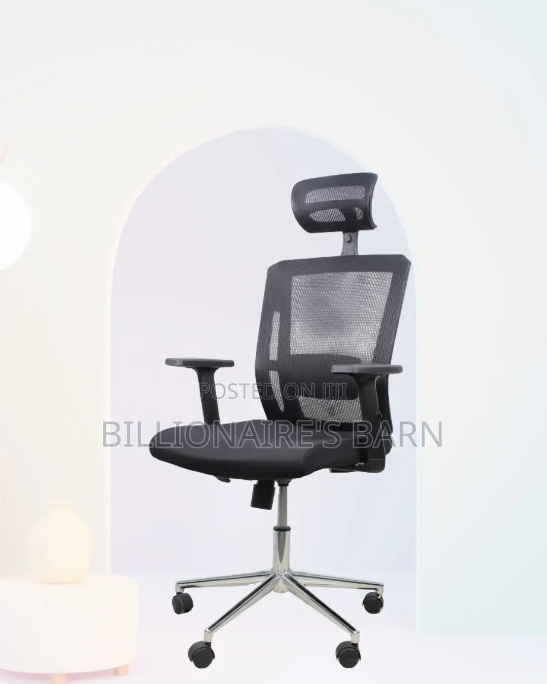 Ergonomic Mesh Chair With Headrest | Premium Look, Daily Comfort